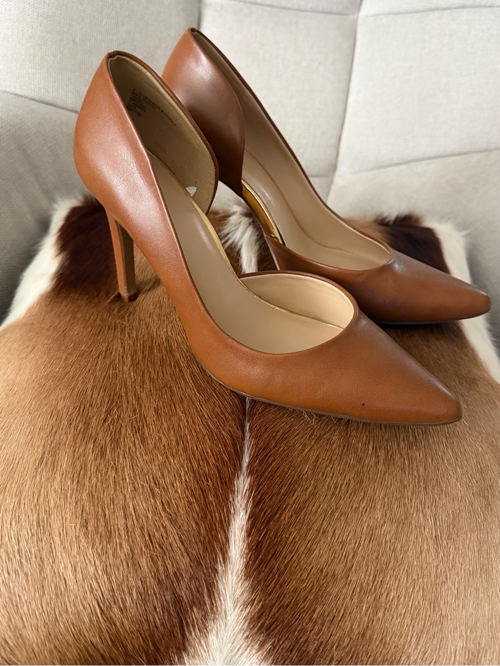 Merona Tan Pointed-Toe Stiletto Pumps